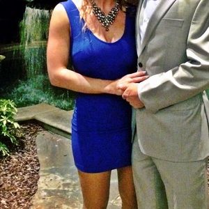 Blue mini forever 21 dress.